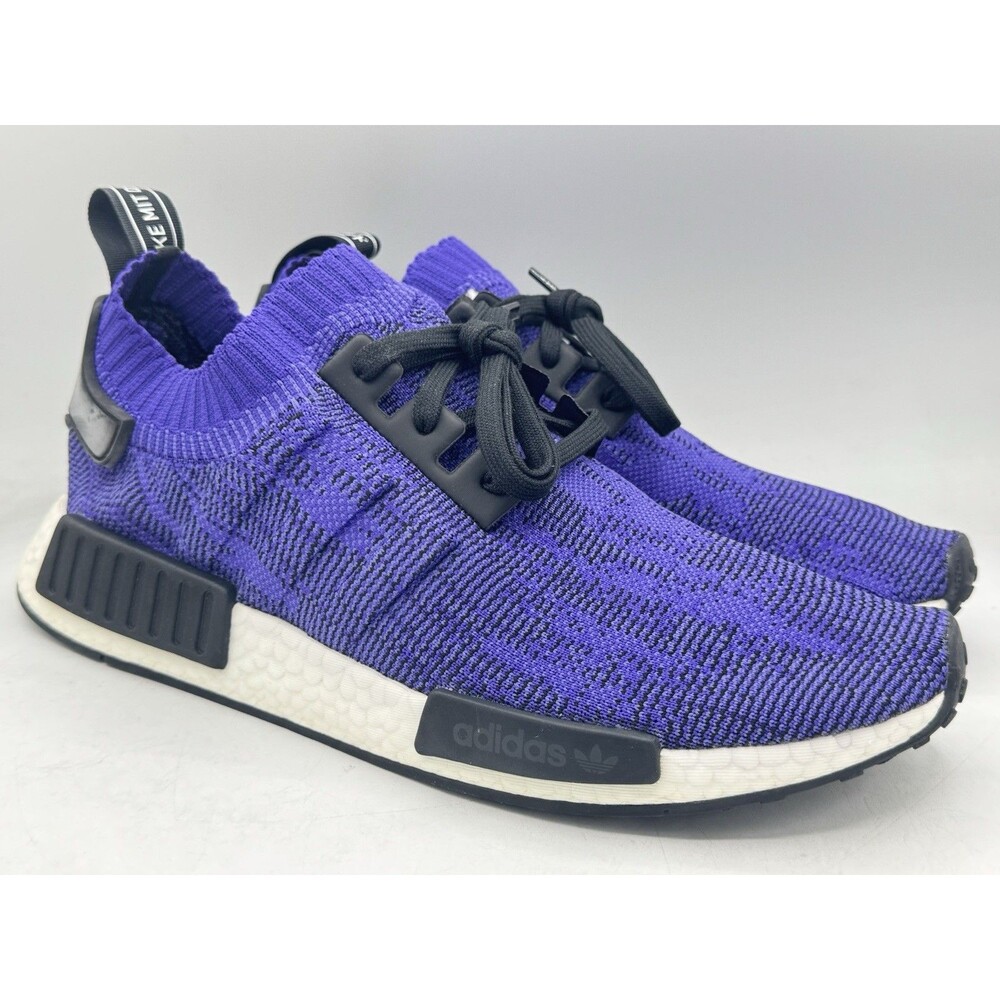 adidas NMD_R1 Primeknit Energy Ink Purple Black Men’s Size 12